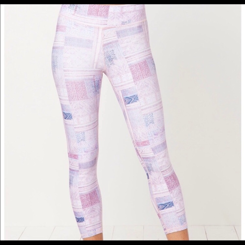 Electric and Rose patterned leggings